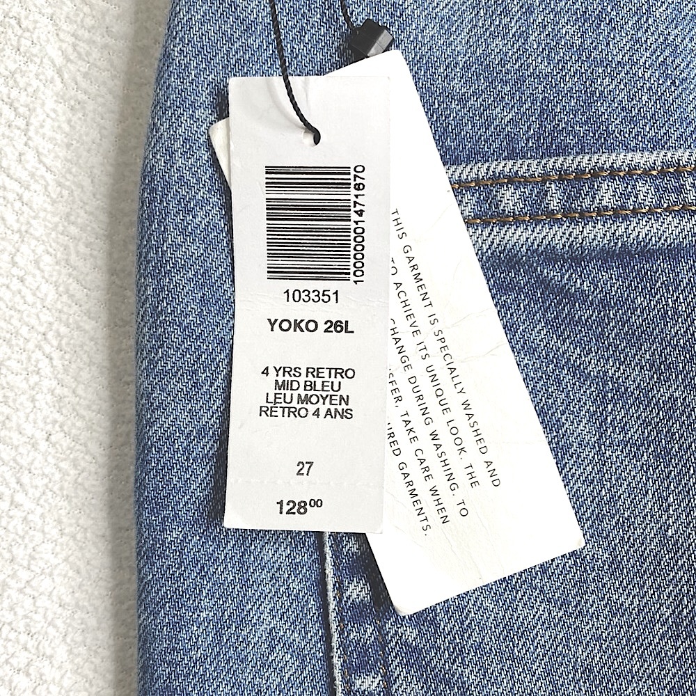 Denim Forum Aritzia 'The Yoko High Rise' Slim
High-waisted Denim Jeans Size (27) - Picture 10 of 15